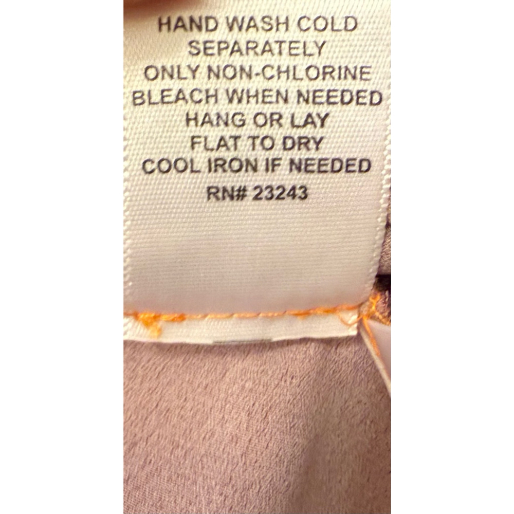 Women's New York & Co Tank Top Size L Orange Red Ombre Sleeveless - Picture 4 of 8